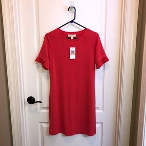 Michael Kors coral mini dress - new!